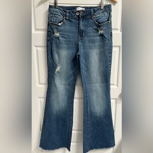 Special A Chic Blue Flare Jeans for Women